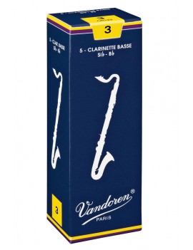 CAÑAS VANDOREN  CLARINETE BAJO CAJA AZUL