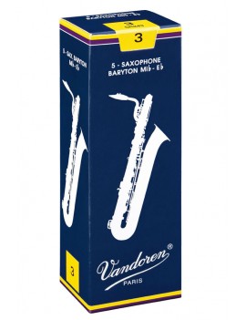 CAÑAS VANDOREN SAXOFÓN BARÍTONO MIB CAJA AZUL