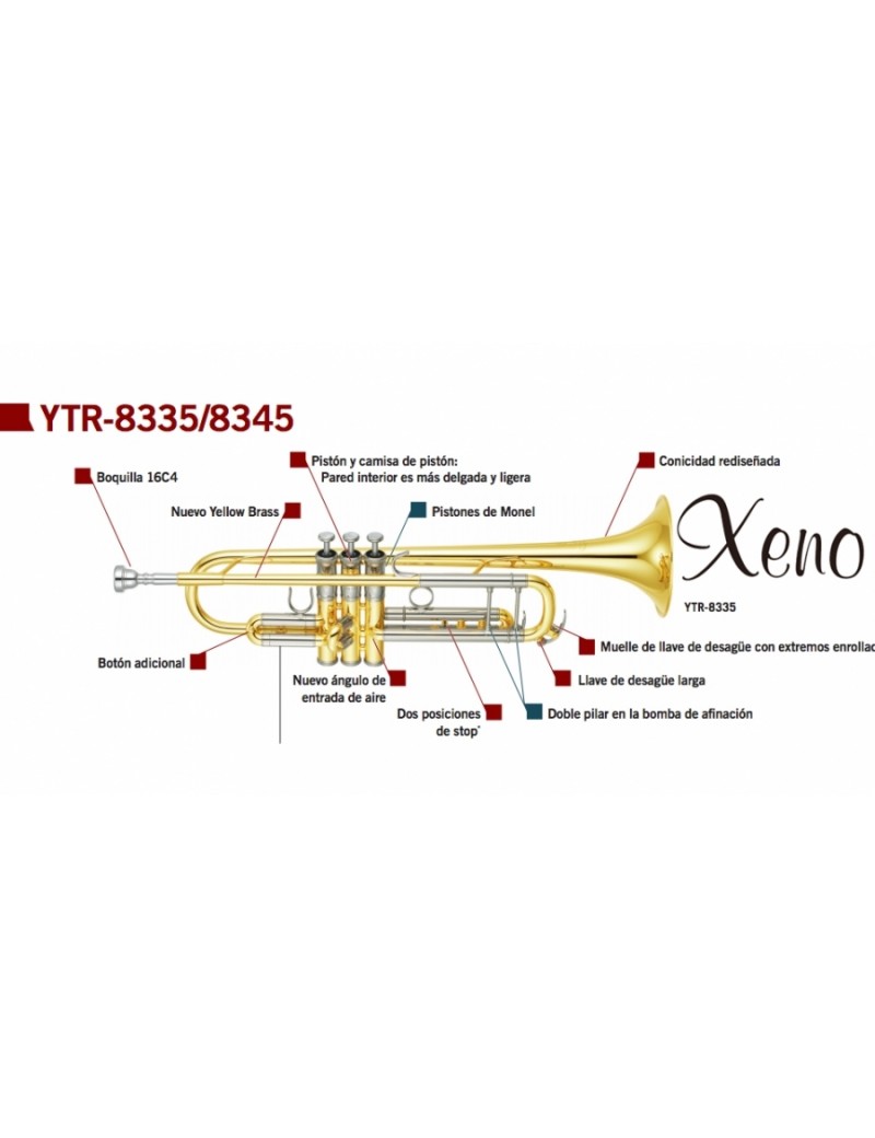 TROMPETA YAMAHA CUSTOM YTR-8335GS