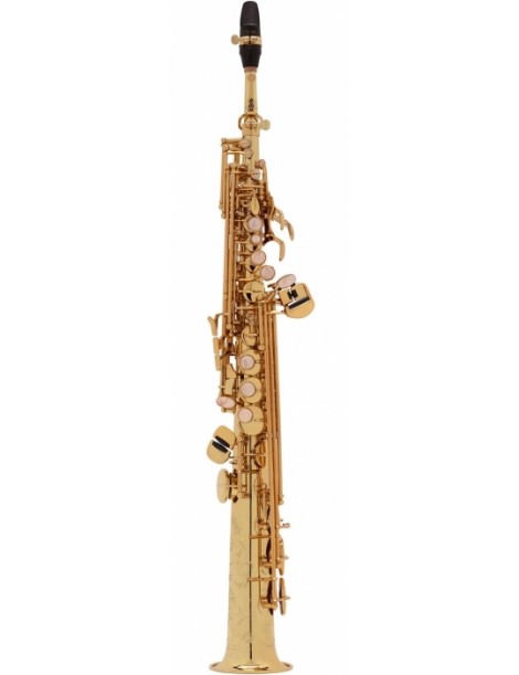 Saxo Soprano Serie III JUBILE Goldmessing Grabado GG