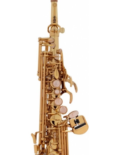 Saxo Soprano Serie III JUBILE Goldmessing Grabado GG