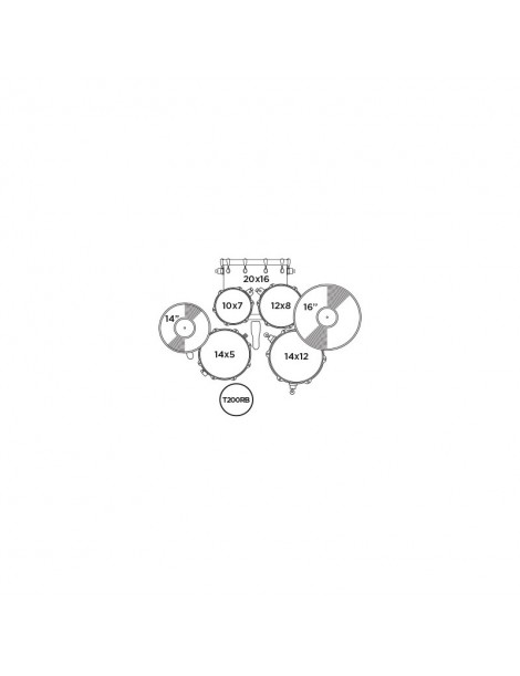 BATERIA MAPEX 20"TORNADO