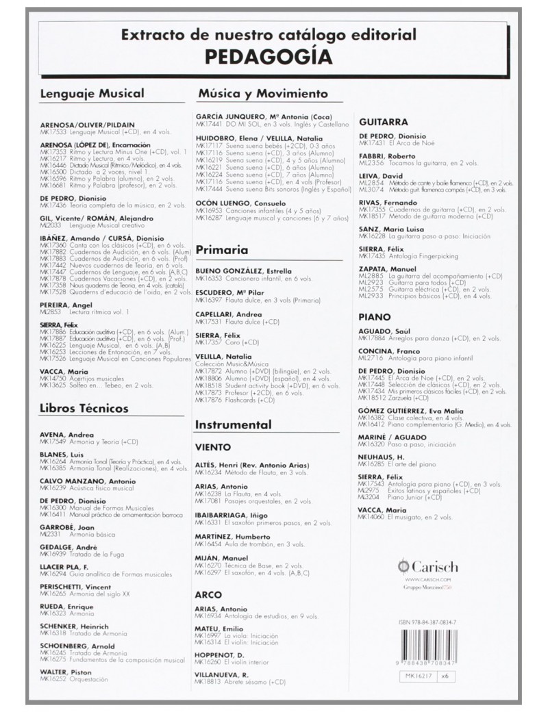 RITMO Y LECTURA VOL.1