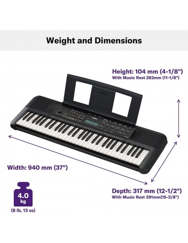 TECLADO YAMAHA PSR-E283