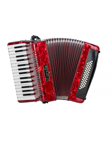 ACORDEON ESTRELLA 30/48 ROJO