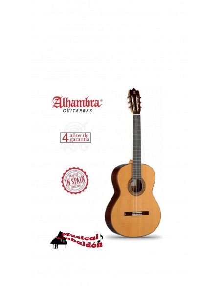 GUITARRA ALHAMBRA 4P CLASICA CON FUNDA 10MM