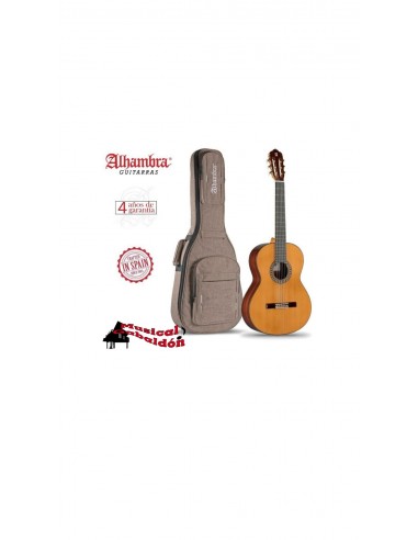 GUITARRA ALHAMBRA 5P CLASICA CON FUNDA 10MM