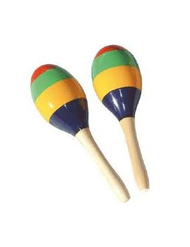 MARACAS LOGAN MADERA GRANDES