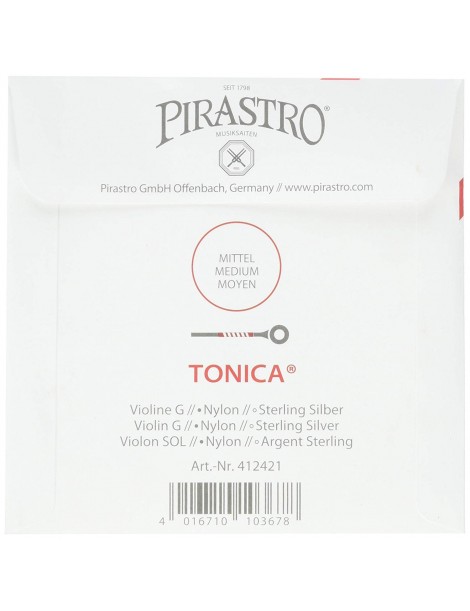 JUEGO CUERDAS PIRASTRO VIOLÍN  TONICA